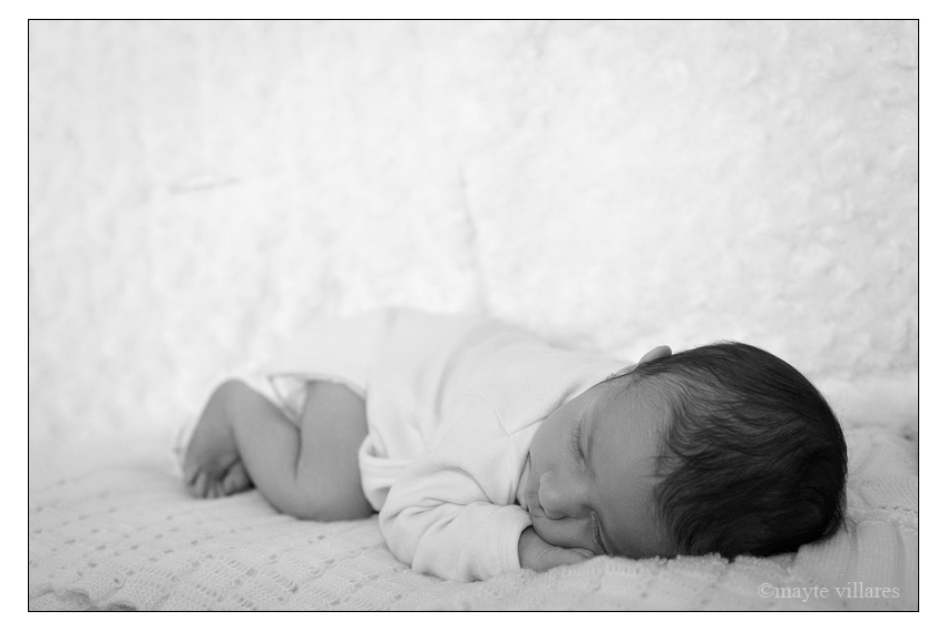 Sesión de fotos de recién nacido en casa